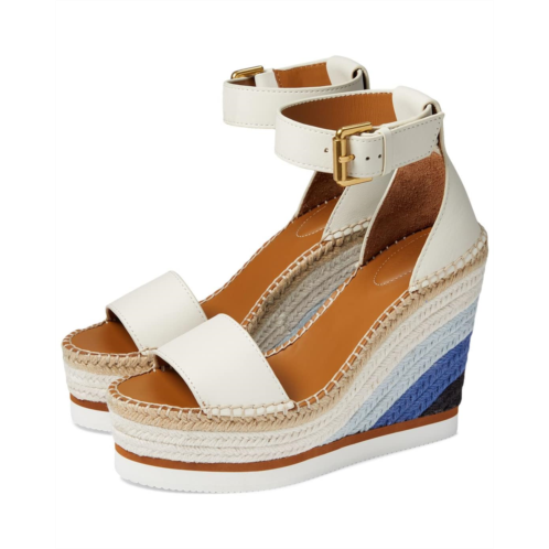 Womens See by Chloe Glyn Espadrille Rainbow Wedge