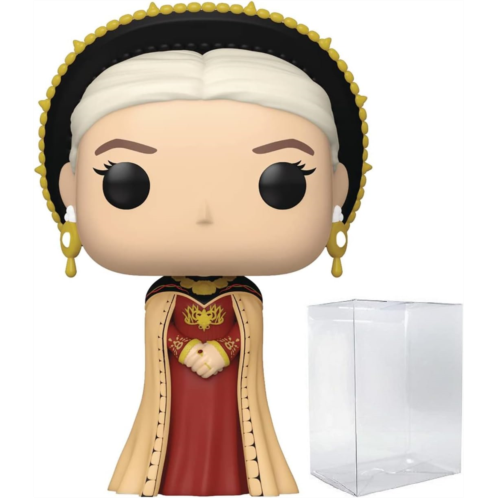 POP House of Dragon - Rhaenyra Targaryen Funko Vinyl Figure (Bundled with Compatible Box Protector Case), Multicolored, 3.75 inches