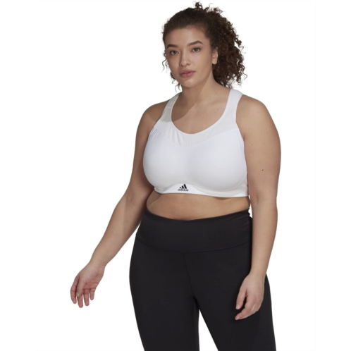 adidas Plus Size Tailored Impact Luxe Training High Support Zip Bra