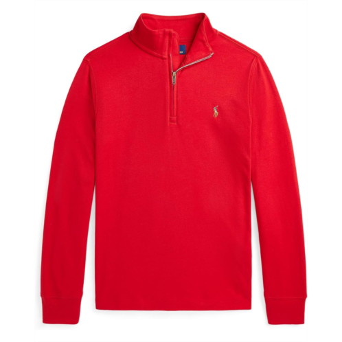 Polo Ralph Lauren Kids Cotton Interlock Quarter-Zip Pullover (Big Kid)