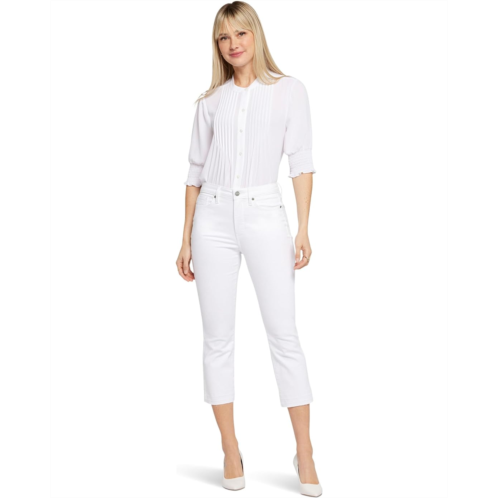NYDJ High Rise Chloe Capri in Optic White