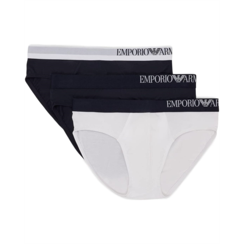 Mens Emporio Armani Soft Touch Ecofiber 3-Pack Brief