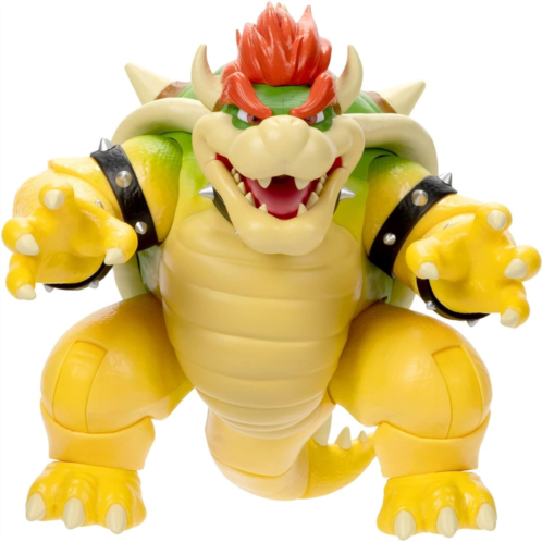 THE SUPER MARIO BROS. MOVIE 7-Inch Feature Bowser Action Figure with Fire Breathing Effects