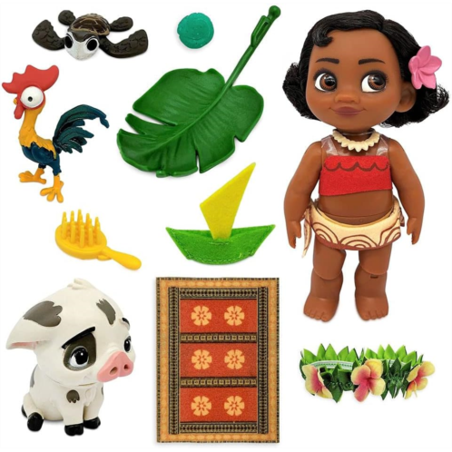 Disney Moana Animators Collection Mini Doll Play Set - 5 Inches, Authentic Character Design, Interactive Toy Figure for Kids, for Moana Fans, Collectible Doll Set for Girls, Ages 3