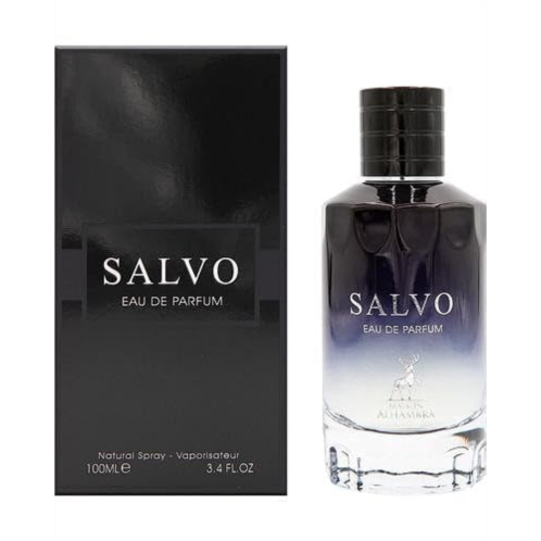 Maison Alhambra Salvo for Men Eau de Parfum Spray, 3.4 Ounces / 100 ml
