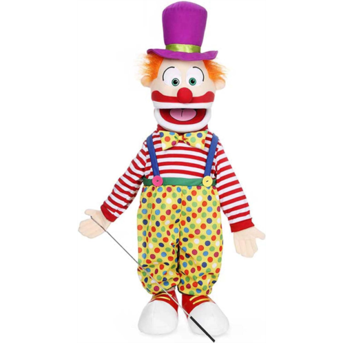 Silly Puppets 25 Clown w/Hat, Full Body, Ventriloquist Style Puppet