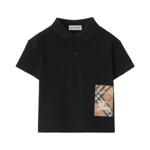 Burberry Kids Johane EKD Label Polo Shirt (Toddler/Little Kid/Big Kid)