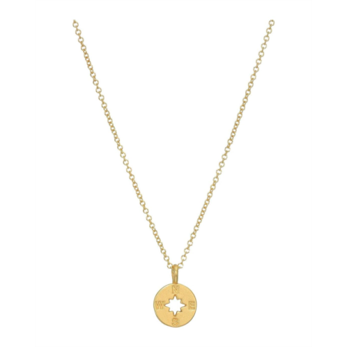 Dogeared Going Places Compass Reminder Necklace