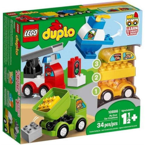 LEGO DUPLO My First Car Creations 10886 Building Blocks (34 Pieces)