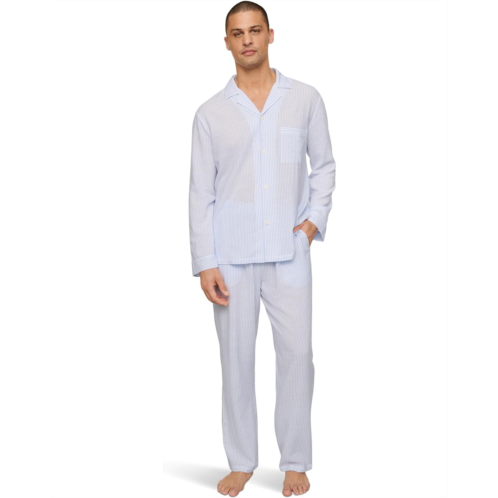 Mens Eberjey Nautico Long Pj Set