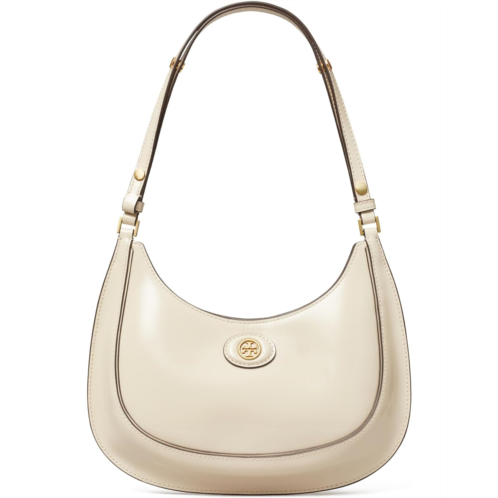 Tory Burch Robinson Spazzolato Convertible Crescent Bag