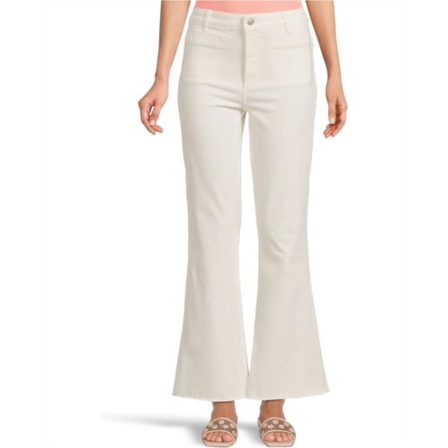 Paige Marlow Skimmer with Welt Pockets in Tonal Ecru