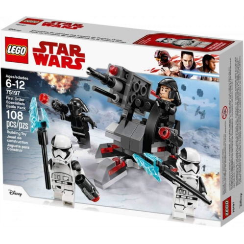 LEGO Star Wars: The Last Jedi First Order Specialists Battle Pack 75197 Building Kit (108 Piece)