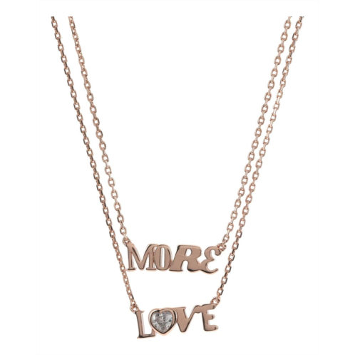 Kate Spade New York Spell It Out More Love Double Pendant