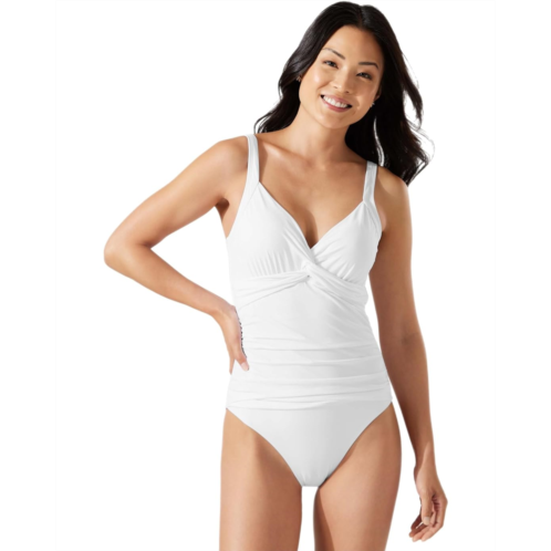 Tommy Bahama Pearl Underwire Twist Front One-Piece