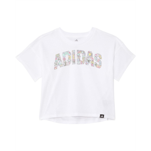 adidas Kids Drop Shoulder Tee (Toddler/Little Kid)