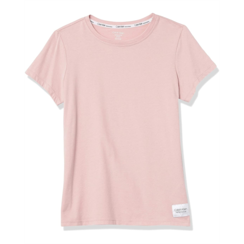 Womens Calvin Klein Premium Performance Crew Neck T-Shirt (Standard and Plus)