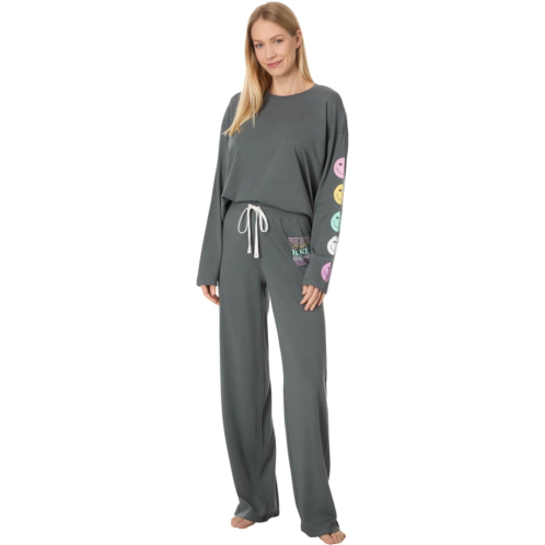 P.J. Salvage Womens PJ Salvage Cotton Modal Jersey Softee Pajama Set