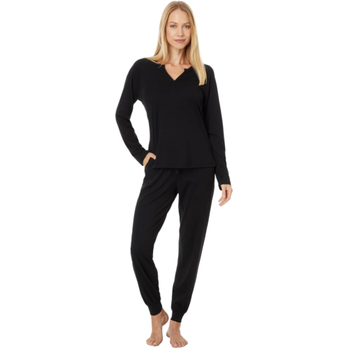 Womens Cosabella Bella Longsleeve Top Jogger Set