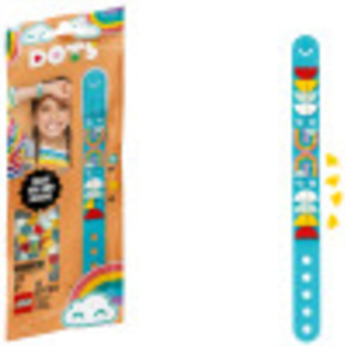 LEGO DOTS Rainbow Bracelet 41900 DIY Craft Bracelet Making Kit; A Fun Craft kit for Kids who Like Making Creative Jewelry, That Also Makes a Cool Holiday or Birthday Gift Toy (33 P