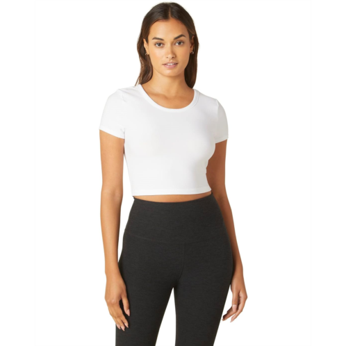 Beyond Yoga Featherweight Perspective Cropped Tee