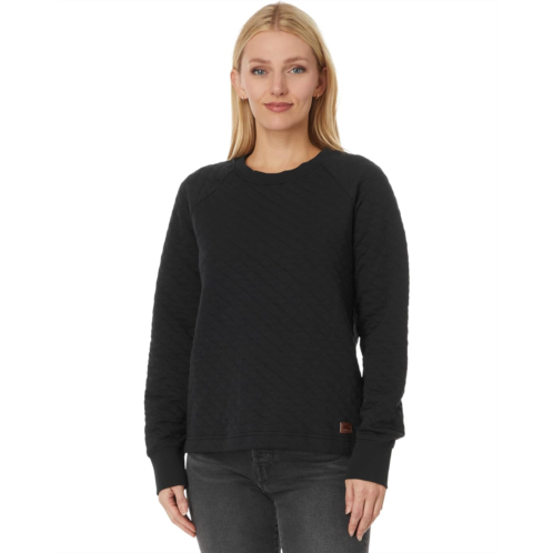 L.L.Bean Quilted Crew Neck Pullover