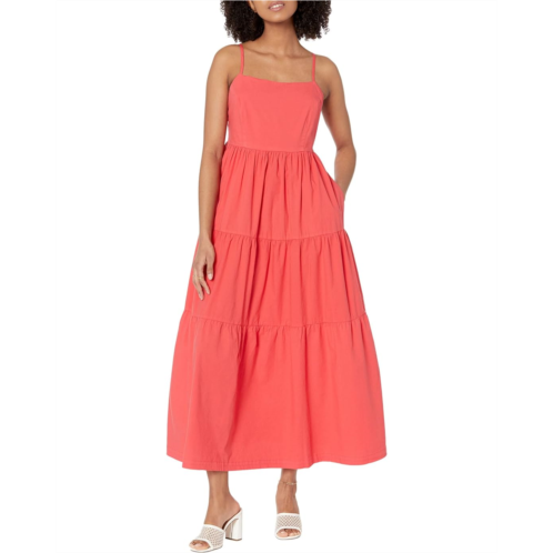 Womens MONROW Poplin Maxi Dress