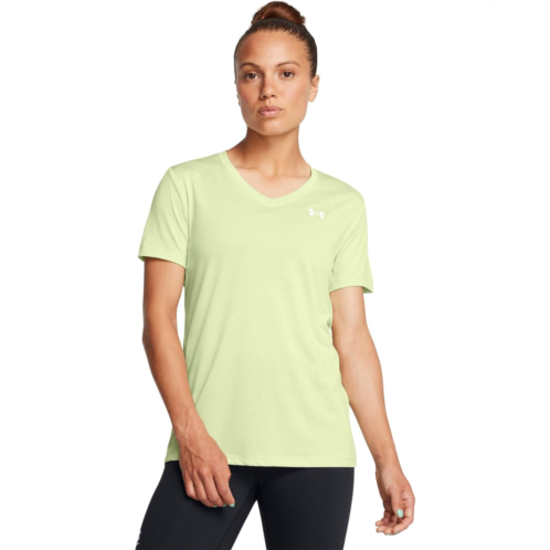 Womens Under Armour Tech Short Sleeve V-Neck Twist