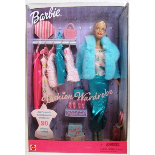 Barbie Fashion Wardrobe, Mix and Match to Create 20 Different Outfits