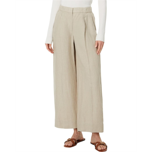 Eileen Fisher Petite Wide Pleated Full Length Pants