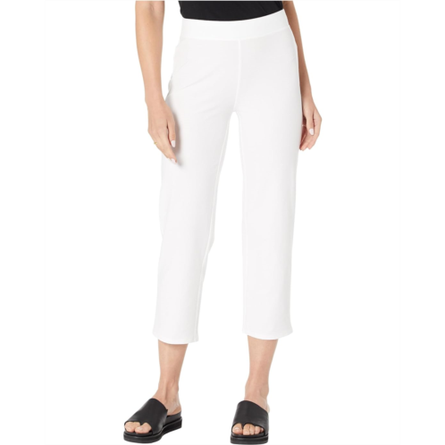 Eileen Fisher Petite Straight Cropped Pants with Yoke