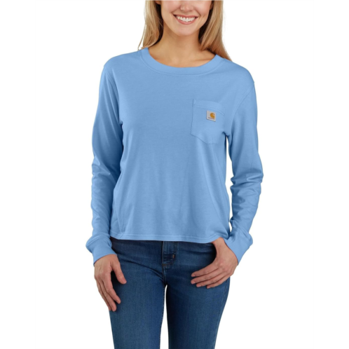 Carhartt Loose Fit Lightweight Long Sleeve Crew Neck Pocket T-Shirt