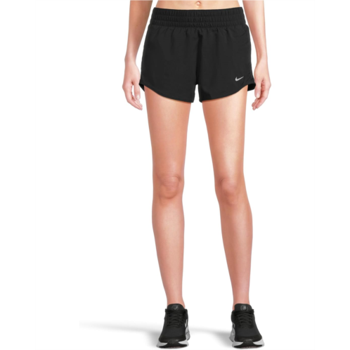 Womens Nike One Dri-FIT Mid-Rise 3 Brief-lined Shorts