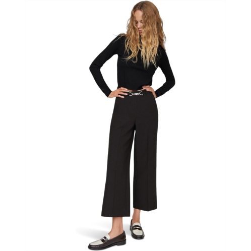 MANGO Buckle Trousers