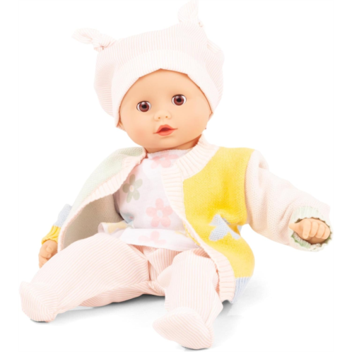 Goetz Gotz 2420561 Muffin Baby Colours - 13 Tall Baby Doll Without Hair and Brown Sleeping Eyes.