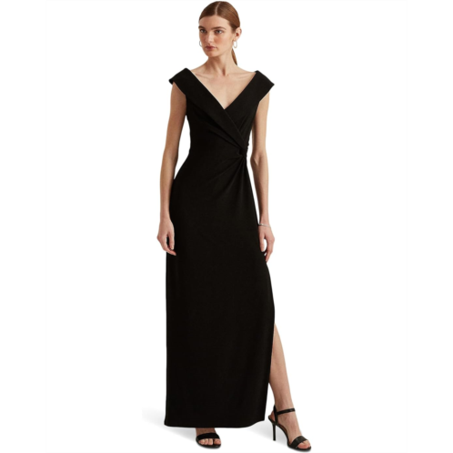 POLO Ralph Lauren Jersey Off-the-Shoulder Gown