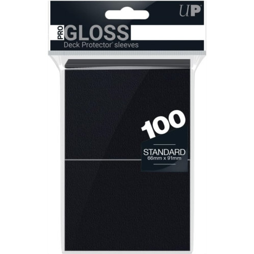Ultra Pro Deck Protector Sleeves for Standard Size Cards Black 100-Count