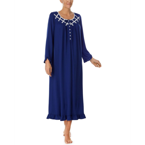 Womens Eileen West Long Sleeve Sweater Knit Ballet Gown