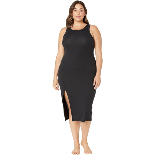 Beyond Yoga Plus Size Bopo Ease Into It Midi Tank Dress