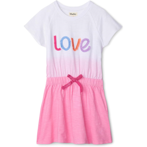 Hatley Kids Love Dip-Dye Bow Front Cinched Waist Dress (Toddler/Little Kids/Big Kids)