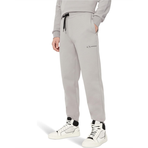 Mens Armani Exchange Cotton Drawstring Logo Joggers