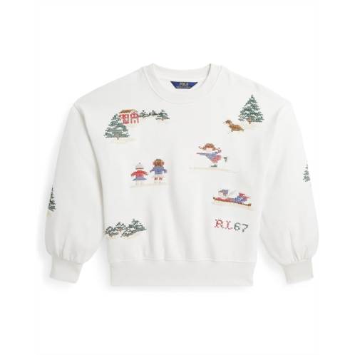 Polo Ralph Lauren Kids Embroidered Fleece Sweatshirt (Big Kid)