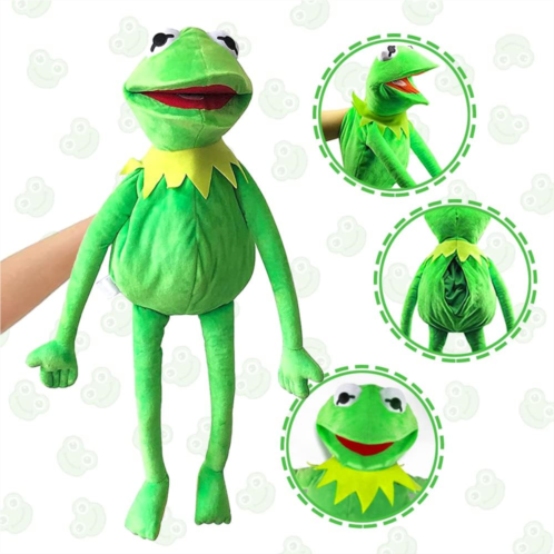 Sumincute Kermit The Frog Puppet, The Puppet Movie Show Soft Stuffed Plush Toy，Christmas Thanksgiving Birthday Gift Ideas for Boys and Girls- 24 Inches