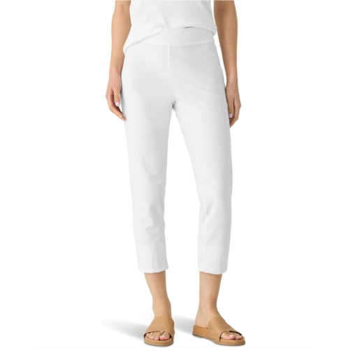 Womens Eileen Fisher Slim Crop Pants With Slit