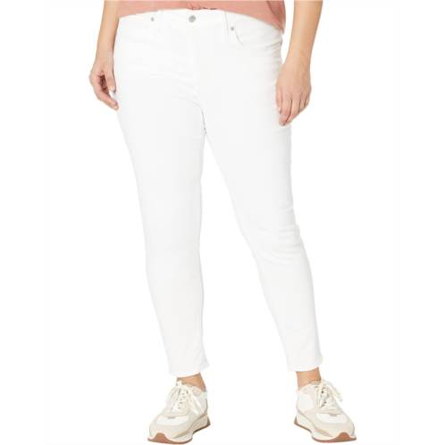 Womens Madewell Plus 9 Mid-Rise Crop in Pure White