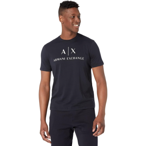 Mens Armani Exchange Icon Logo Printed Tee