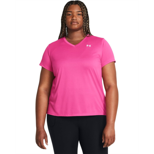 Under Armour Plus Size Tech Short Sleeve V-Neck Solid