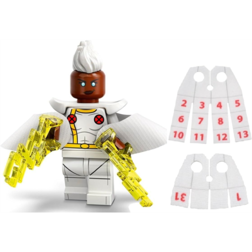 LEGO Marvel Series 2 Minifigure: Storm Minifigure Calendar Man Capes - Superheroes 71039
