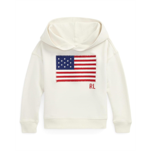 Polo Ralph Lauren Kids Flag-Applique French Terry Hoodie (Toddler/Little Kid)