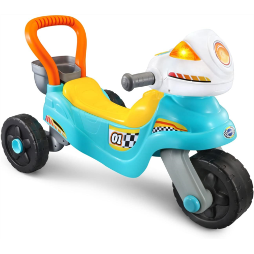 VTech 3-in-1 Step and Roll Motorbike (Frustration Free Packaging), Teal, Large